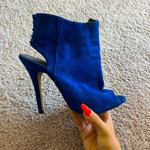 Blue Chinese Laundry Heel booties